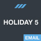 Holiday 5 - Responsive Email Template - ThemeForest Item for Sale
