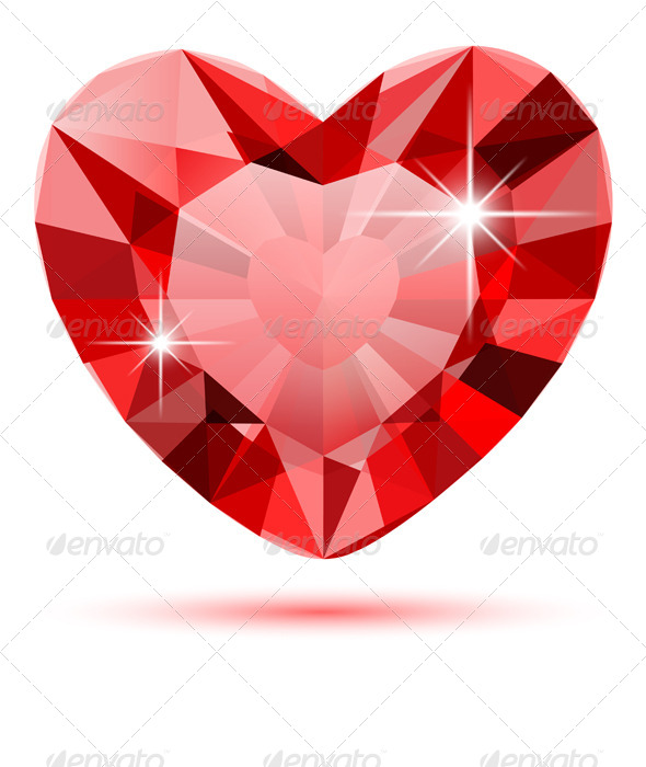 diamond heart clipart - photo #17