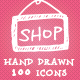 Hand Drawn Shopping Icons