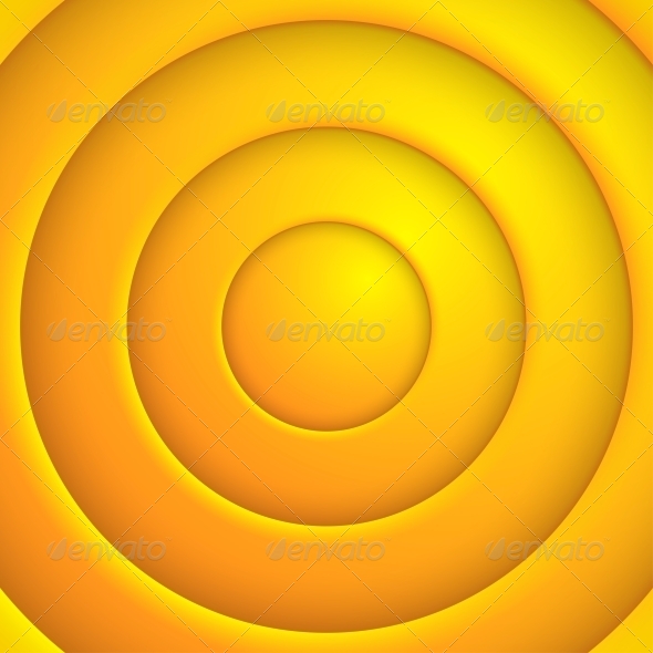 Yellow Circle Abstract Background (Miscellaneous)