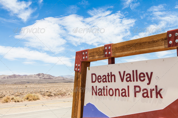 Death Valley Entrance