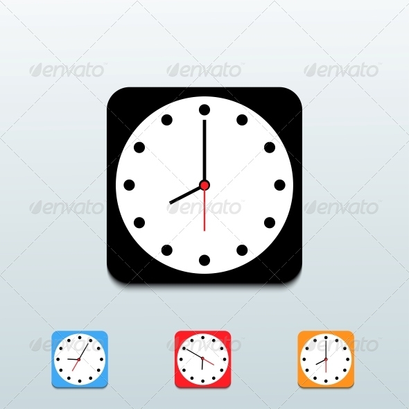 Clock Icon Set (Miscellaneous)