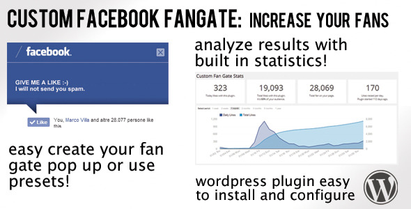 Custom Facebook Fan Gate Plugin for WordPress 