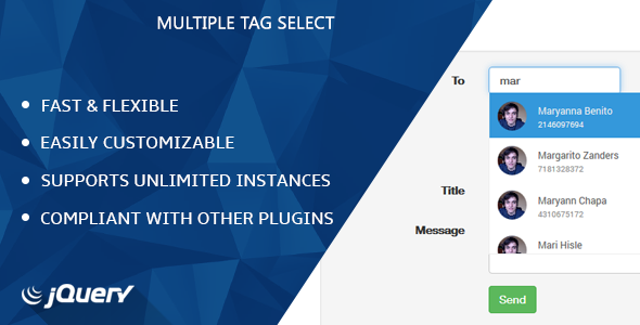 jQuery Multiple Tag Select 