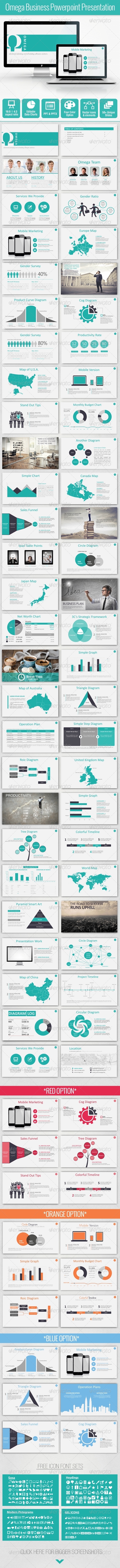 GraphicRiver Omega Bussiness Powerpoint Template 7517275