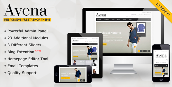 Avena - Responsive Premium Prestashop 1.6 Theme - PrestaShop eCommerce