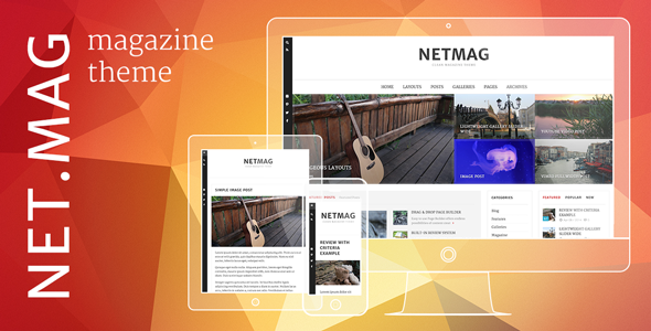 NetMag - Clean Review Magazine Theme - News / Editorial Blog / Magazine