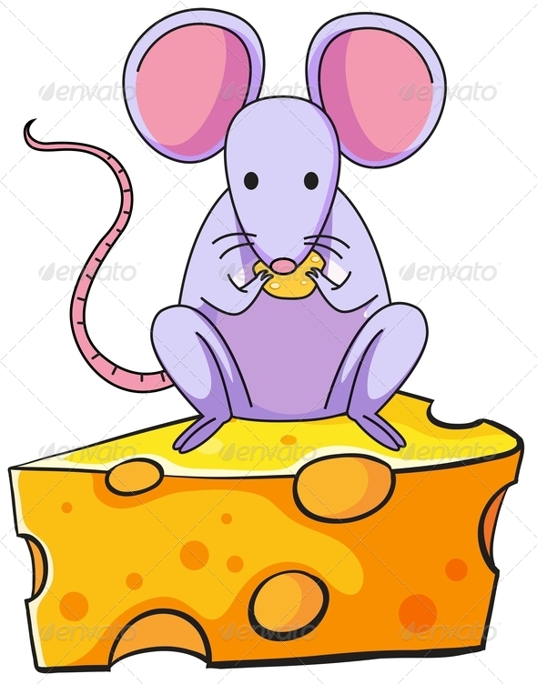 clipart mouse eating cheese - photo #30