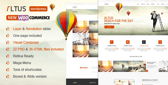 Altus - Multi-Purpose WordPress Theme - Corporate WordPress