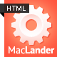 MacLander - Premium HTML App Site Template - ThemeForest Item for Sale