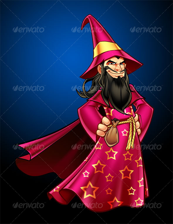 Wizard Character Illustration
