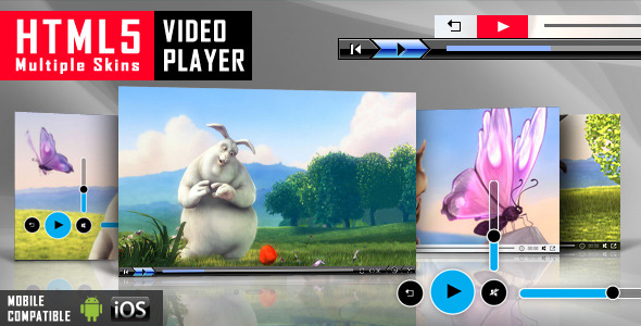 HTML5 Video Player with Multiple Skins - CodeCanyon Item for Sale
