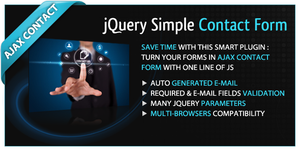 jQuery Simple Contact Form - CodeCanyon Item for Sale
