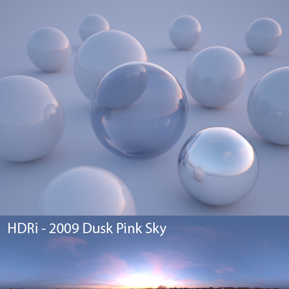 HDRi - 2009 Dusk Pink Sky - 3DOcean Item for Sale