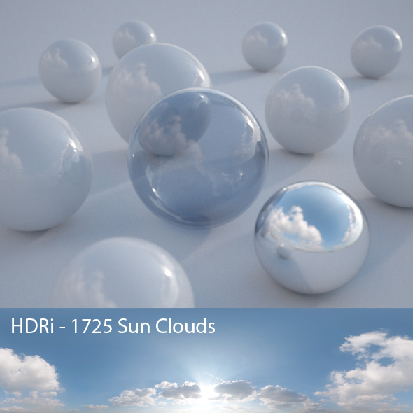 HDRi - 1725 Sun Clouds - 3DOcean Item for Sale