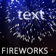 Explode your texts over the night sky!