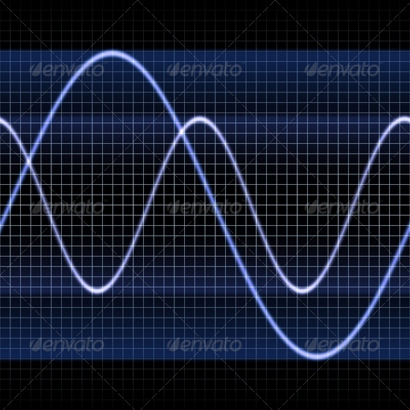 Oscilloscope Sine Waves