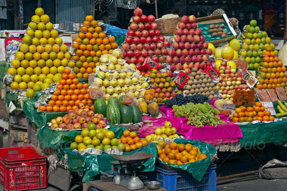 Colorful Fruit Display