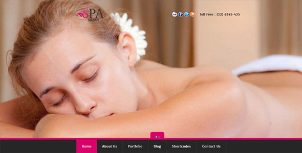 SPA SALON - Creative WordPress CMS Theme - Health & Beauty Retail