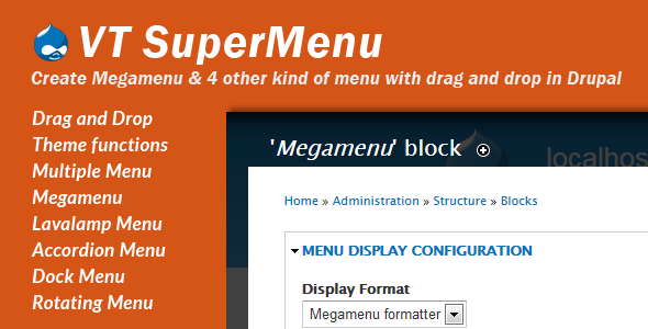 VT Supermenu - Drupal 7 Megamenu - CodeCanyon Item for Sale