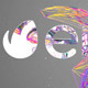 Glitchy Digital Crystal Logo #08 - 2
