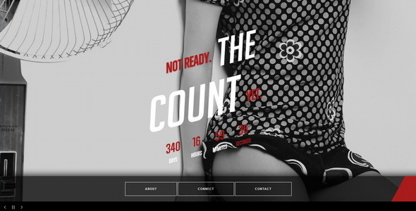 The Count || Responsive Coming Soon Page - Under Construction Specialty Pages