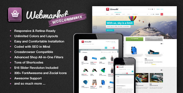 Webmarket - WordPress Theme for Online Shops - WooCommerce eCommerce
