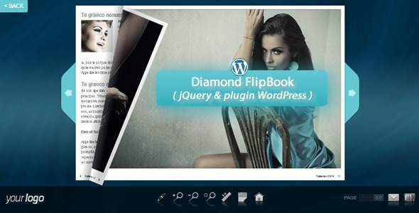 Diamond FlipBook jQuery&pluginWordPress - CodeCanyon Item for Sale