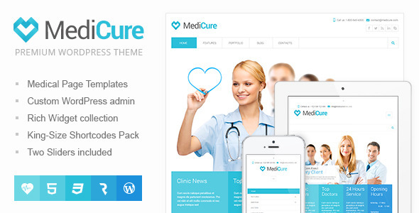 MediCure – Health  & Medical WordPress Theme - Health & Beauty Retail