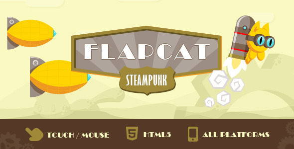 Game FlapCat Steampunk - CodeCanyon Item for Sale