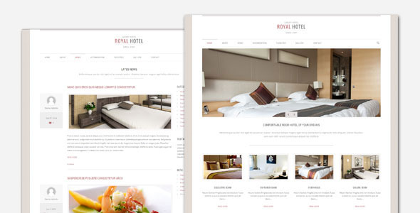 Royal - Hotel and Resort WordPress Theme - Travel Retail