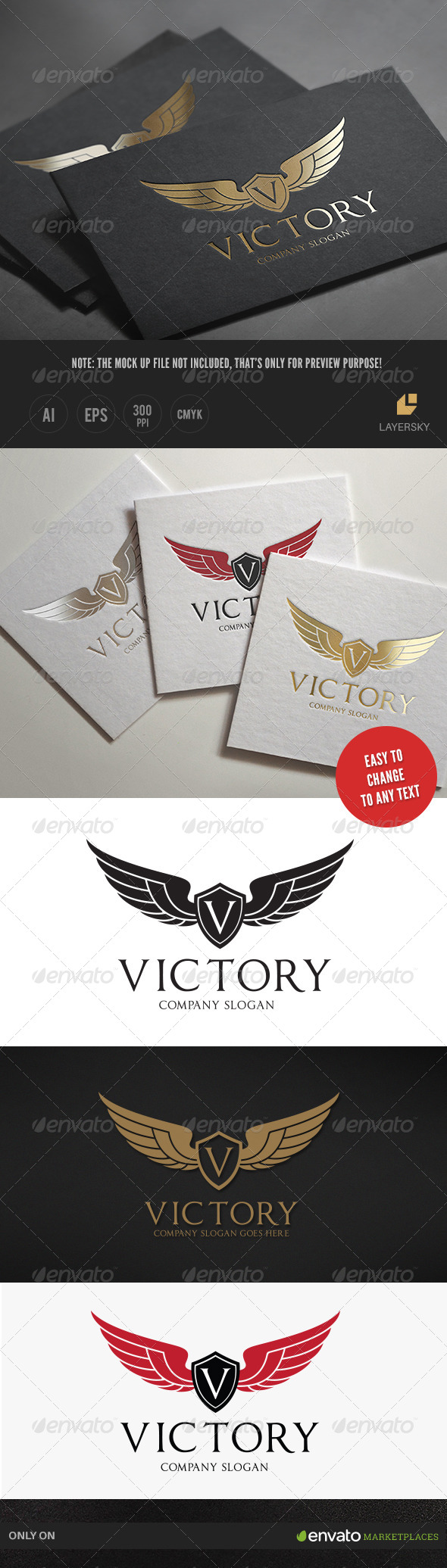 Victory - Crests Logo Templates