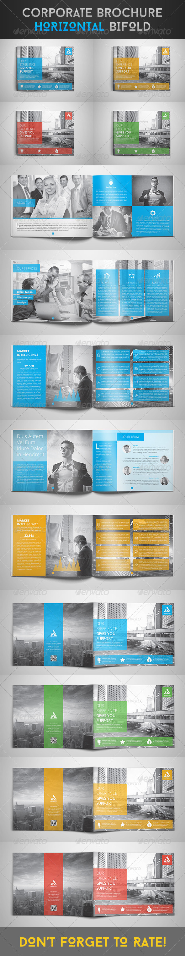 Corporate Brochure - Horizontal Bi-Fold (Corporate)