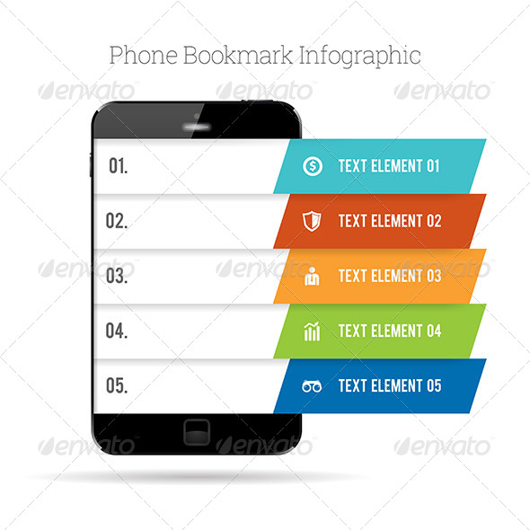 Phone Bookmark Infographic (Infographics)