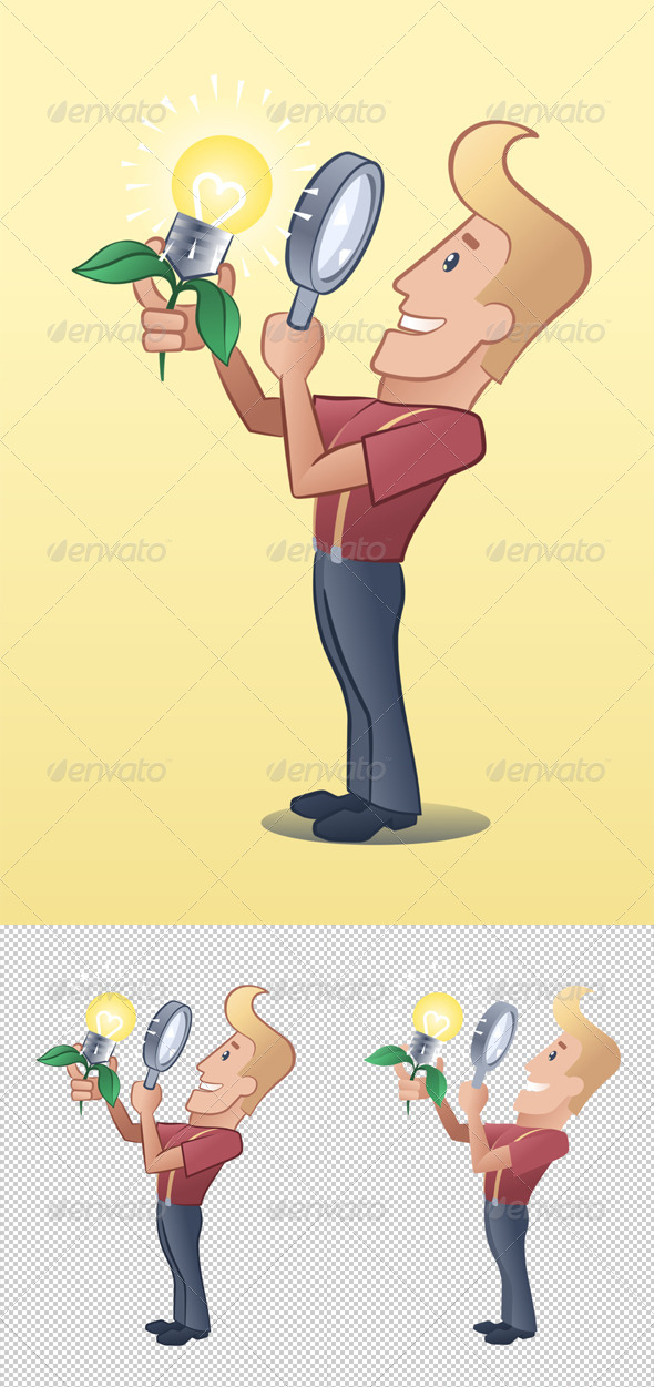 GraphicRiver Smarty Blond Guy 8129155