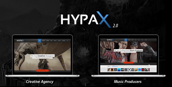 Hypax - One Page Portfolio - Portfolio Creative